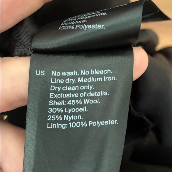 COS Houndstooth Wool-Blend Coat - Picture 9 of 9